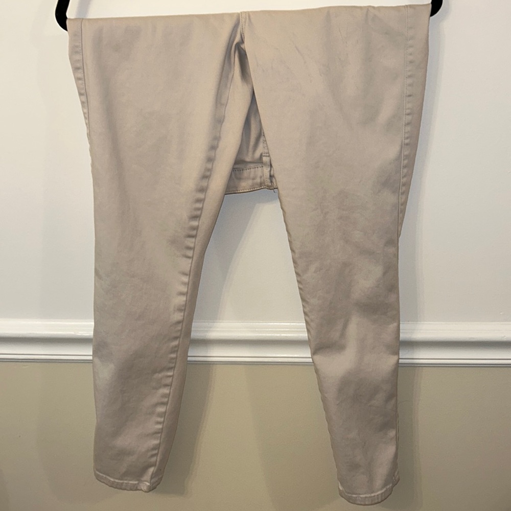 Khaki Calvin Klein skinny jeans